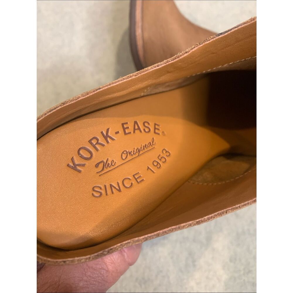 Kork-Ease Women's Brown Leather Slip-On Mules - Picture 4 of 7